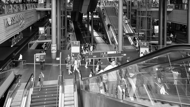 Roltrappen / Hauptbahnhof / Berlijn