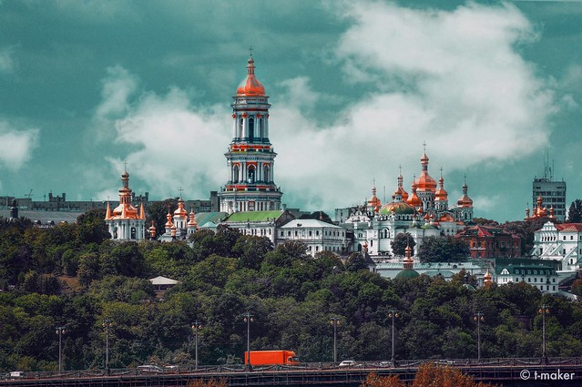 View of the Kyiv Pechersk Lavra From the Left Bank of the Dnipro River Update