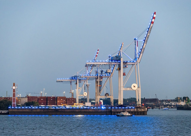 Hamburg Blue Port 2023 - Harbor Crane