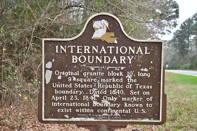 International Boundary Marker (Panola County, Texas – DeSoto Parish, Louisiana)