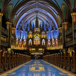 Notre-Dame Basilica in Montreal in Montreal, Canada 