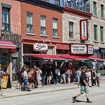 Schwartz's meat sandwiches in Montreal in Montreal, Canada 