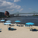 Clock Tower Beach in Montreal in Montreal, Canada 