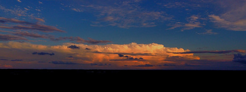 More storms at sunset by The Monkeyy, Looks like a bullet train