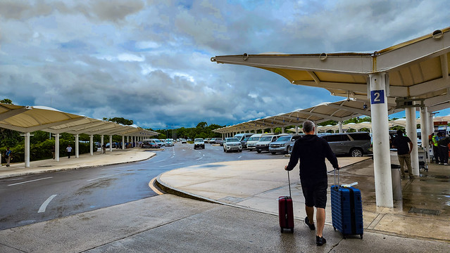 Arrival at Cancún International airport, Quintana Roo, a Mexican state on the Yucatán Peninsula. Vacation trip at the summer's end of 2023