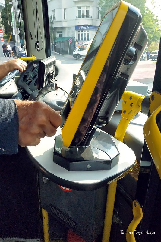 Аппарат в стамбульском автобусе