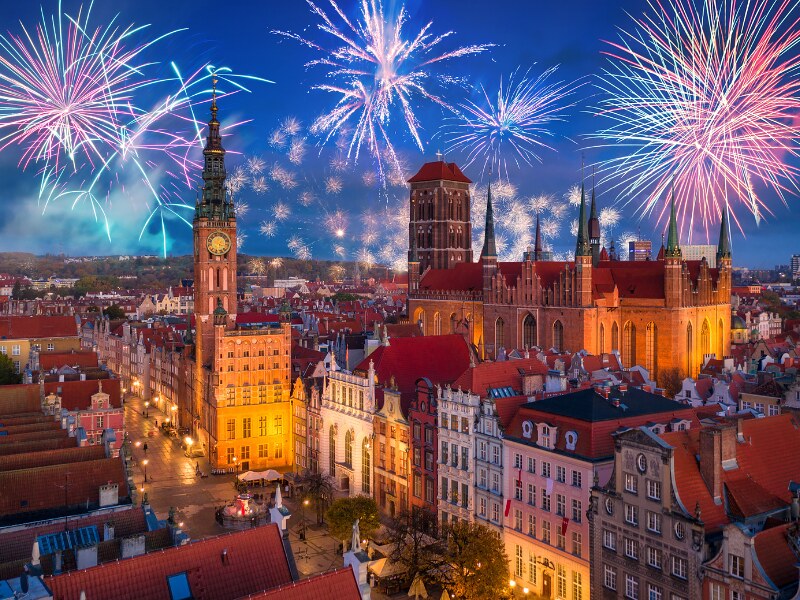 best European cities for New Years - Gdansk