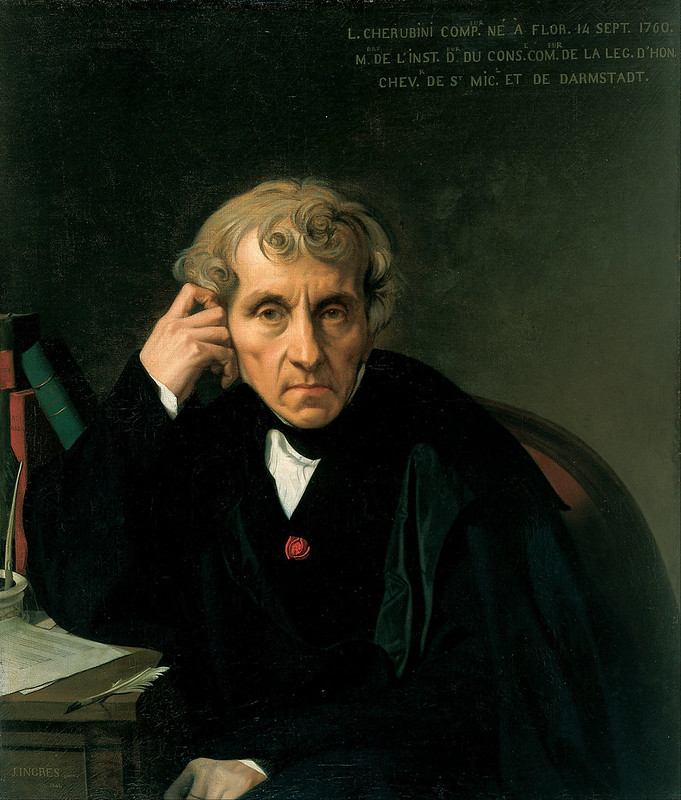 Jean-Auguste-Dominique Ingres (1780-1867) - Luigi Cherubini
