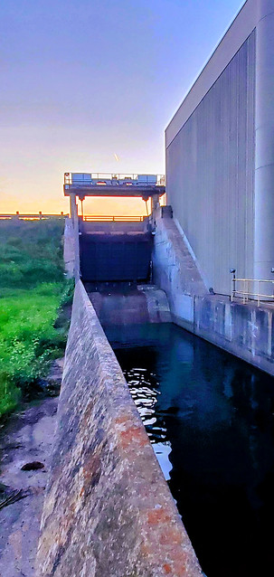 Spillway of the Clergue hydroelectric plant