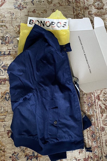 I #ordered a #jacket in the style of the #HarringtonJacket from #Bonobos, 100% #cotton 👌