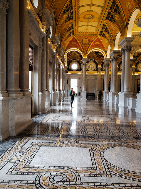 Library of Congress in color.