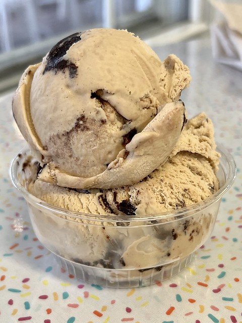 Peanut Butter Mackinac Island Fudge Ice Cream