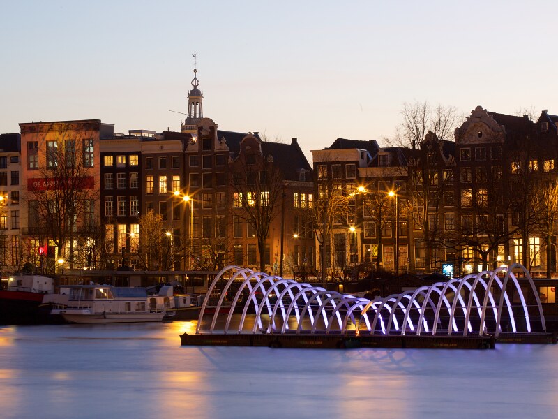 best places to visit in Europe in January - Amsterdam Lights Festival
