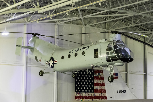 ex-USAF Piasecki CH-21B 52-8676