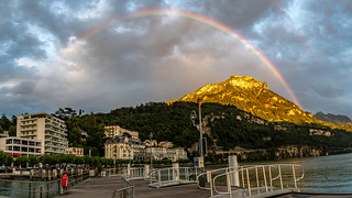 Panorama, Fronalpstock, Rainbow, Sunset, Brunnen, Switzerland, 02 Aug 2023 (12)