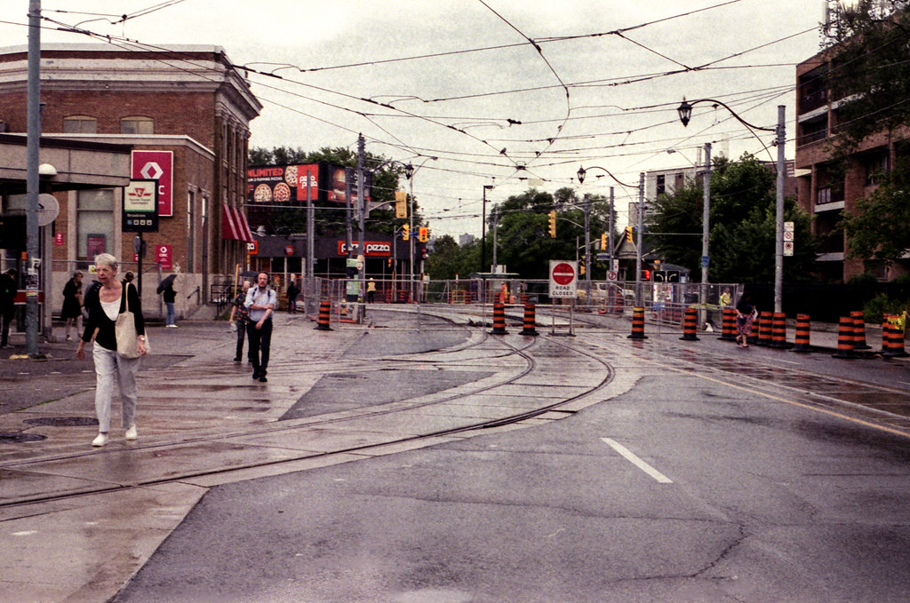 Broadview and Danforth Fenced Off