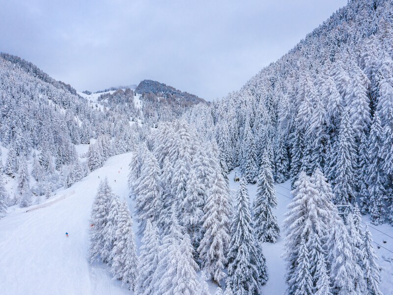 best places to visit in Europe in January - Val Gardena