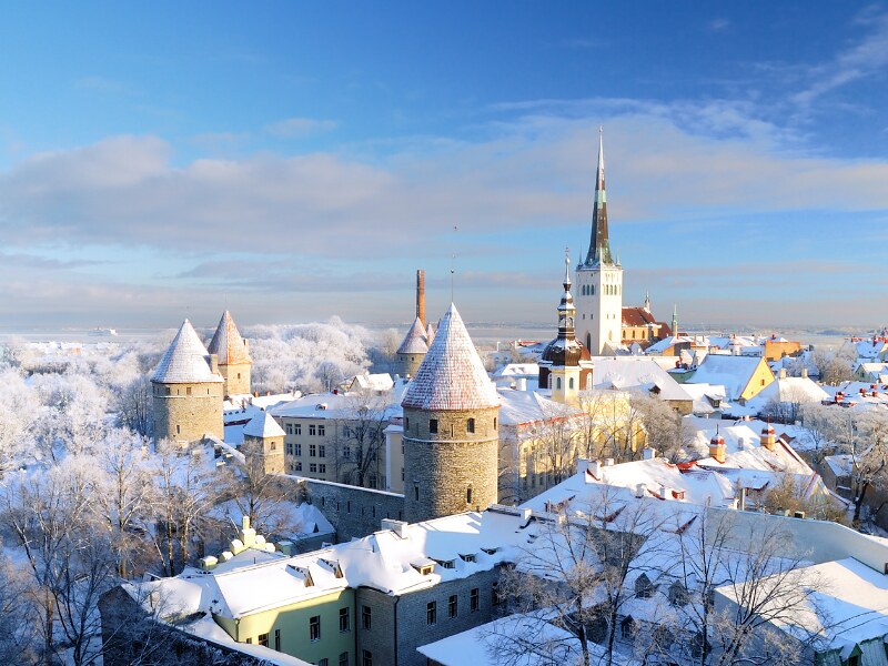 best places to visit in Europe in January - Tallinn