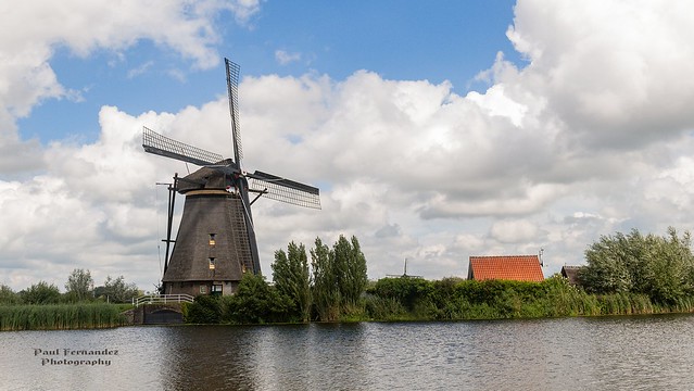 Two Windmills, Kinderdijk, South Holland, The Netherlands