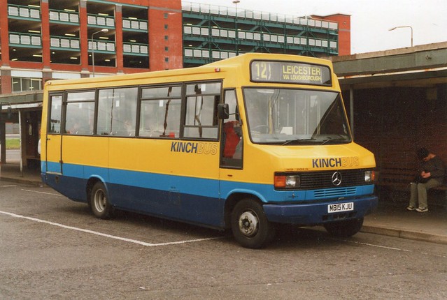 Kinch . Barrow on Soar , Leicestershire . M815KJU . Loughborough Bus Station , Leicestershire .