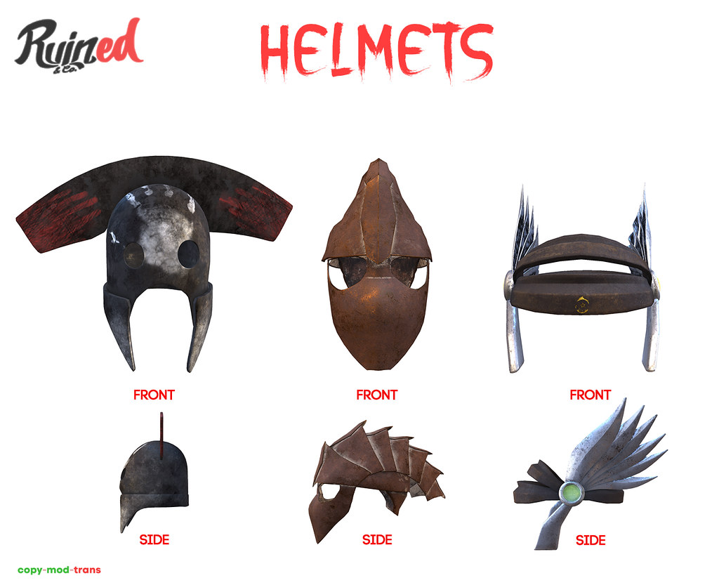 Ruined – Helmets