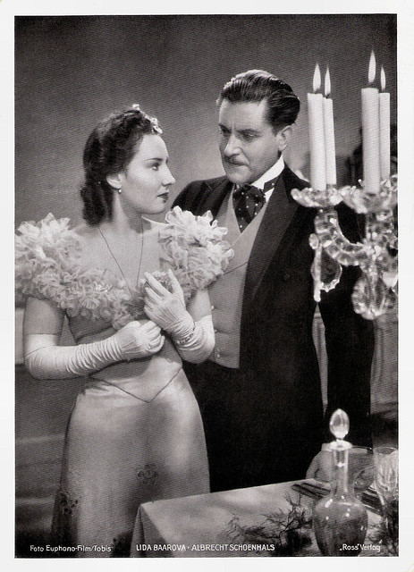 Lida Baarova and Albrecht Schoenhals in Der Spieler (1938)