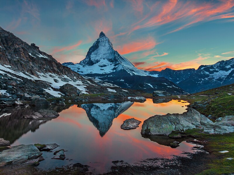 major landmarks in Europe - Matterhorn