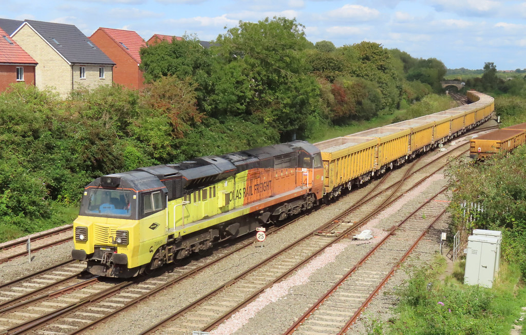 Colas 70809 6Z99 130923 | Colas Rail Freight 70809 arrives a… | Flickr