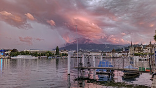 Sunset, Pilatus, Lake Luzern, Luzern, Switerland, 24 July 2023 (9)