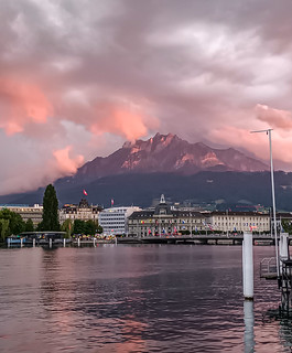 Sunset, Pilatus, Lake Luzern, Luzern, Switerland, 24 July 2023 (3)