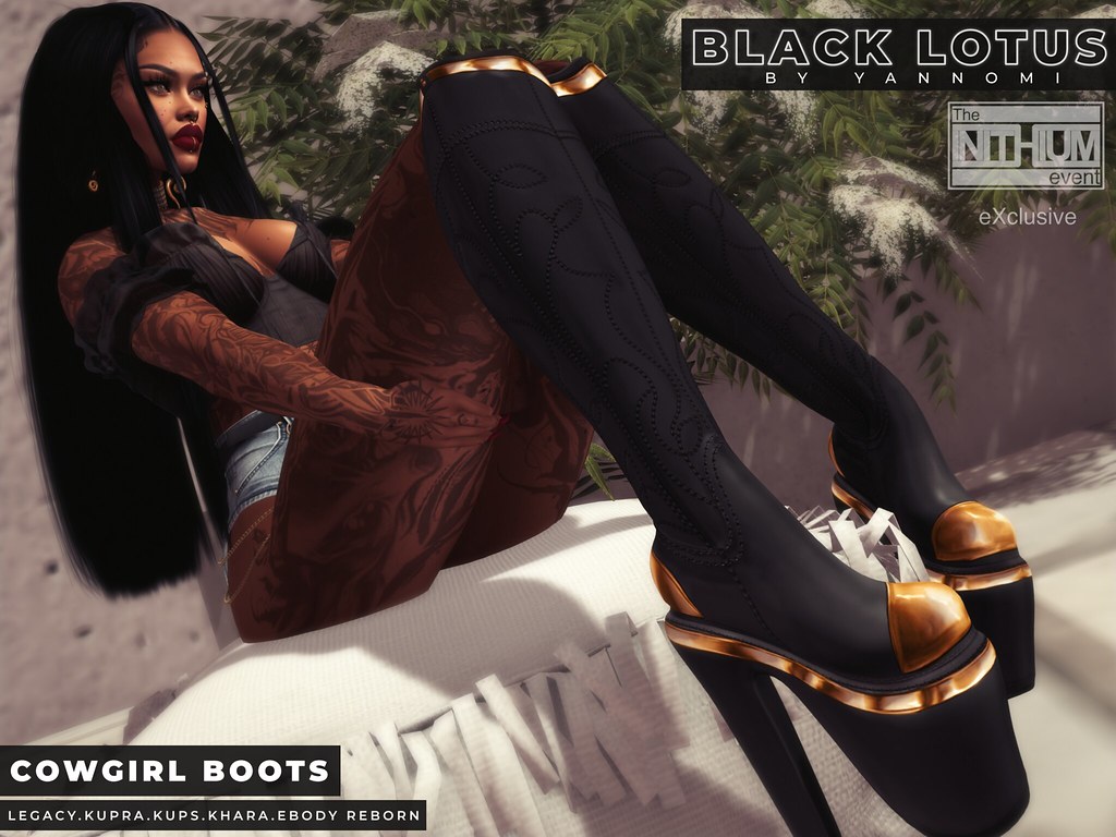 Black Lotus @Inithium – Cowgirl boots