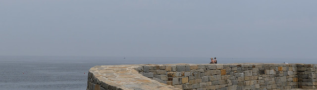 Two Alone on the Lanes Cove Wall