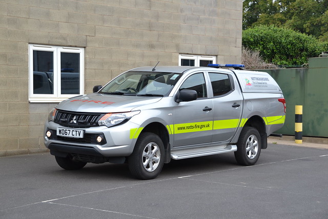 Nottinghamshire Fire & Rescue Service - Mitsubishi L200 - WO67 CTV - GPV