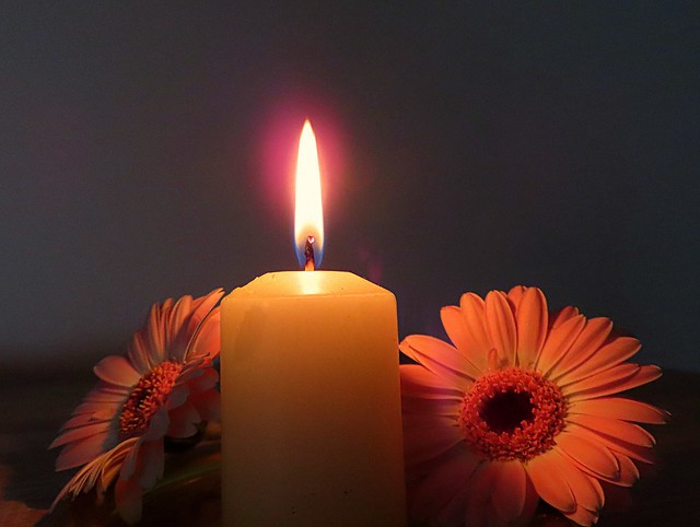 by candlelight