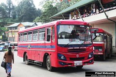 NE-1627 Walapane Depot Ashok Leyland - Lynx 4200 C type bus at  Nuwaraeliya in 08.05.2023
