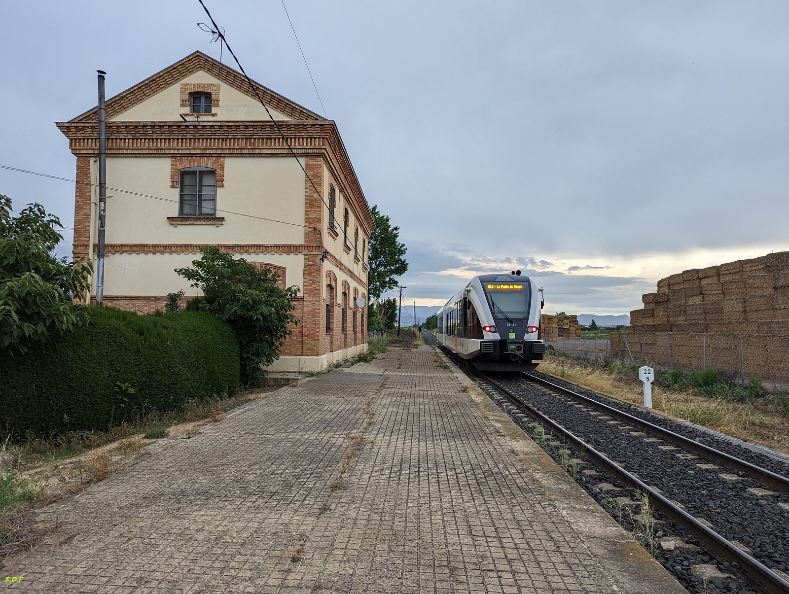 Old Vallfogona de Balaguer station...