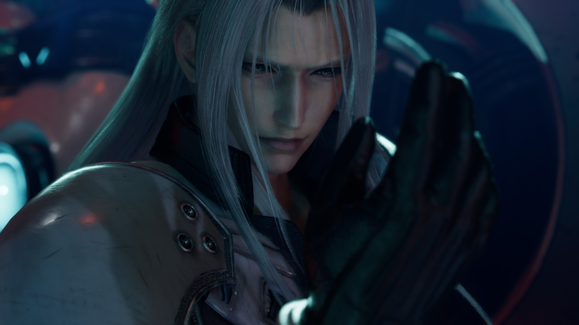 The image shows Sephiroth. 