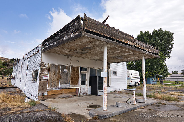 Old Gas Station in Washtucna, Washington III