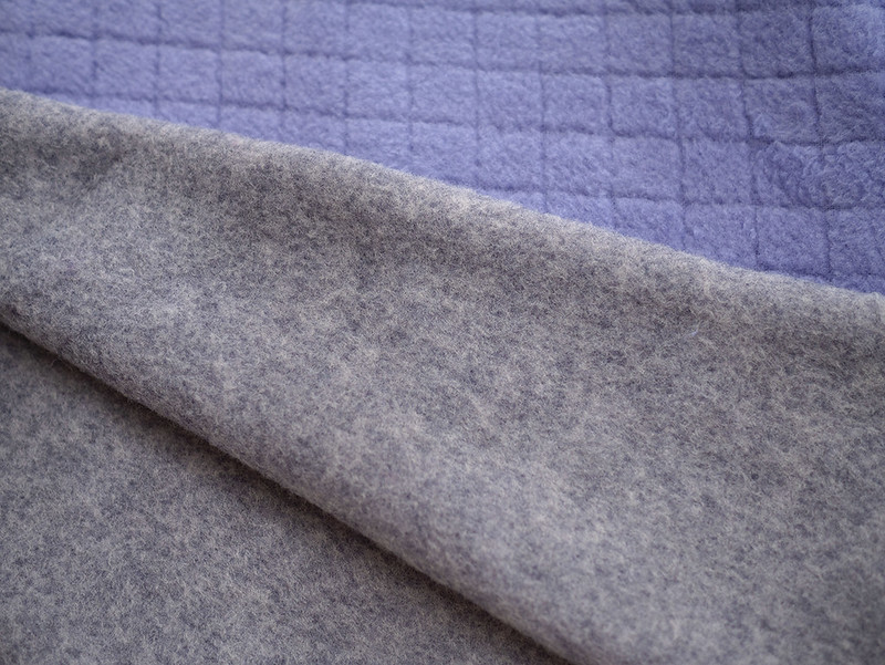 其他人造纖維 圍巾/披肩 紫色 - LEFT BRAIN 系列 - 抽象 * 連帽圍巾