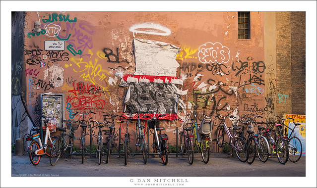 Bike Rack and Wall