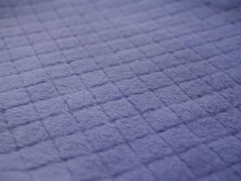 其他人造纖維 圍巾/披肩 紫色 - LEFT BRAIN 系列 - 抽象 * 連帽圍巾