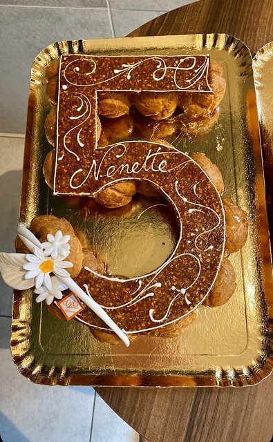 Number cake en choux
