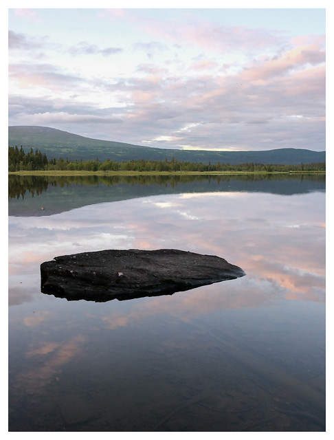 Evening stillness Lapland
