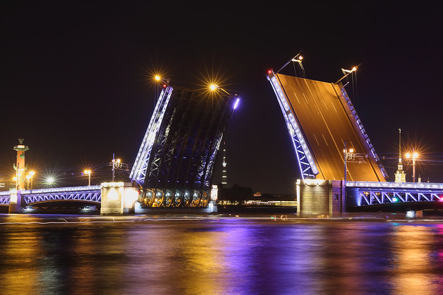 Trinity Bridge, Saint Petersburg, Russia