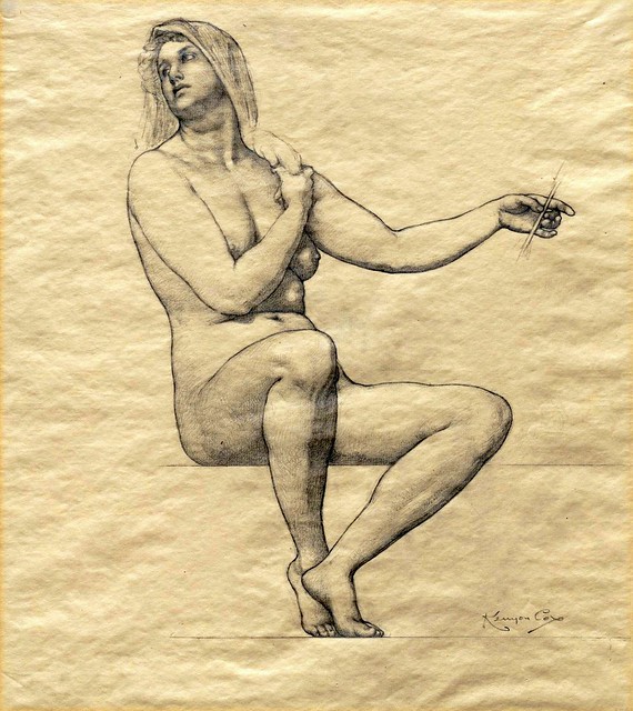 Kenyon Cox (1856-1919) Sketch (1912)