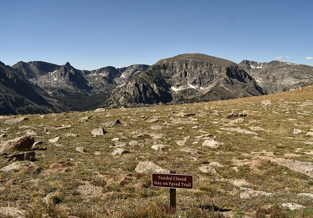 Stunning views of Tundras Overlook in Rocky Mountain National Park along Trail Ridge Road
