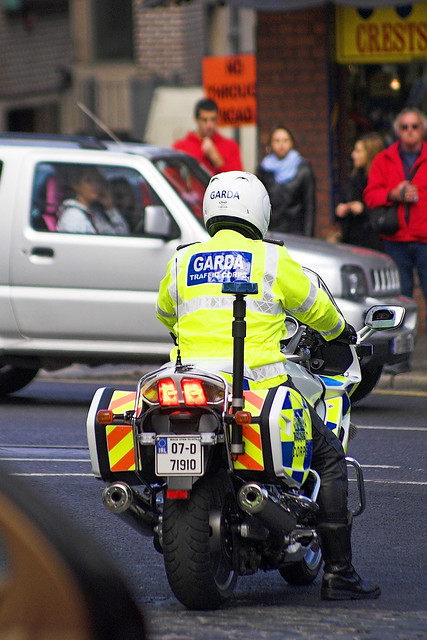 Irish motorcycle cop