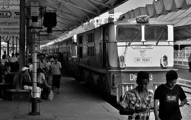 MYANMAR, Burma - mit der Ringbahn unterwegs  in Yangon, 21636