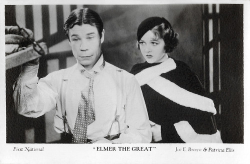 Joe E. Brown and Patricia Ellis in Elmer, the Great (1933)