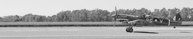 Spitfire take off.